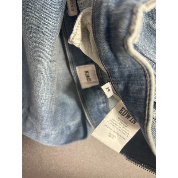 Anthropologie x EDWIN NWT Elin Crop in Ambition Size 29 MSRP $178 - Picture 6 of 8